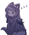 sleepy kitty by Kotyunya