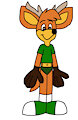 Bobby the Deer by CartoonFoxArt2002