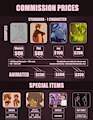 Commission Price Sheet by Renabu