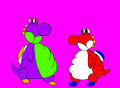 Fat Timmy and Red yoshis