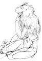 Random Female Mothien (sketch) by MothEmpress