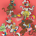 Scooby Doo & Scooby Dum Clowning Around