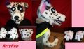 ArtyPup's suit by SajinCandour