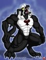 Color Comm: King of the Shadows by Cybercat, colored by me