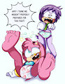 Amy & Manele, Exposed & Loopy (Commission) by EmperorCharm
