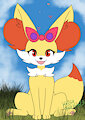 Fennekarin sitting by KatsuroKurosaki