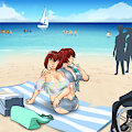 Suzy And Claire's Lovely Beach Day by Halcyon