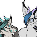 Cute Hornycats by MuneSol