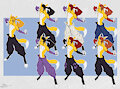 -Blazing Hearts- Kyo Kurama Designs by RaccoonDouglas
