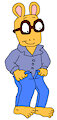 Arthur Read Wearing Jeans and Pajamas