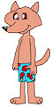 Furless Foxie with Boxers