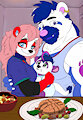 Family Holiday Photo by Bluepaw