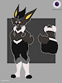 Black White Cinderace Adopt-CLOSED