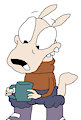 Rocko in his Winter Outfit