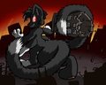 Giant Four-Armed Two-Tailed Taur Attack