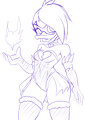 Dark Sabrewing Sketch