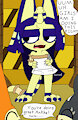 Ankha Trying to do the Ankha Zone Dance by TenebrousRaven