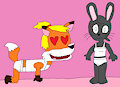 Request: Katelynn the Fox Looking at Jillian Rabbit's Underwear