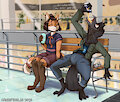 COMMISSION - Post-Arcade Bench Break