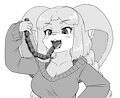 Chrome's train nom by AlloyRabbit