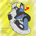 Inktober Gift (by TeamValor) by zaffrelucario