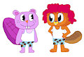 Gift: Toothy and Fitch in Undershirt and Boxers