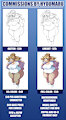 Commission Price Guide 2023 by Hyoumaru