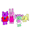 Wubbzy, Widget, Walden, and Daizy