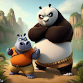 Kim the Invincible's son teams up with Po