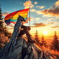 Gryphon, Sunset by dadoskfan
