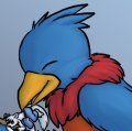 Blue Birdy Bastard Brings Babies Bait 