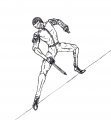 action pose! me -the second attempt  by Grantailar