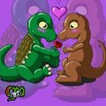Chibi:  Dino Luvin'