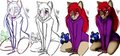 Art Process by WolfLady