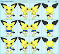 Chip Pichu (ChipPichu) Model Sheet