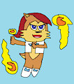 Sally Got Fire Flower Power