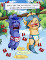 Imp and Loo-Kee - Strung Up, Hungover (Commission) by EmperorCharm