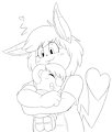 Tessa hugs Jolla