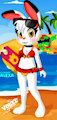 Alexa on the beach by GatoVoltz
