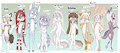 *ADOPTABLES*_Wintery wonders