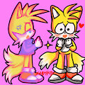 Painted vs Toon Tails by methkit