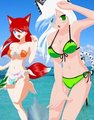 Kitty: Hey! can we have our ball back?  by mirglo