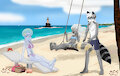 Family Time at the beach by LittleVixenCub