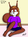 A Sitting Squirrel