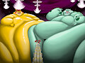 Commission - G-Max Stuffing by WolfgerLynel