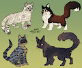 Cats of Marrow Clan by Flipside