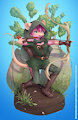 YCHtober Day 16. Fantasy Hunter by Saucy
