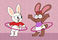Hula Bunnies -By MrVonFuzzlebutt-
