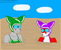 Trapped in Spongy Sand