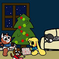 Christmas night.
